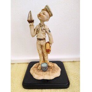 Figurine Boy Sailor Beachcombers Int'l 1999 Whimsical Vintage Resin Statue Art